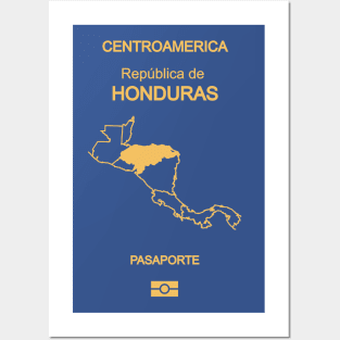 Honduras passport Posters and Art